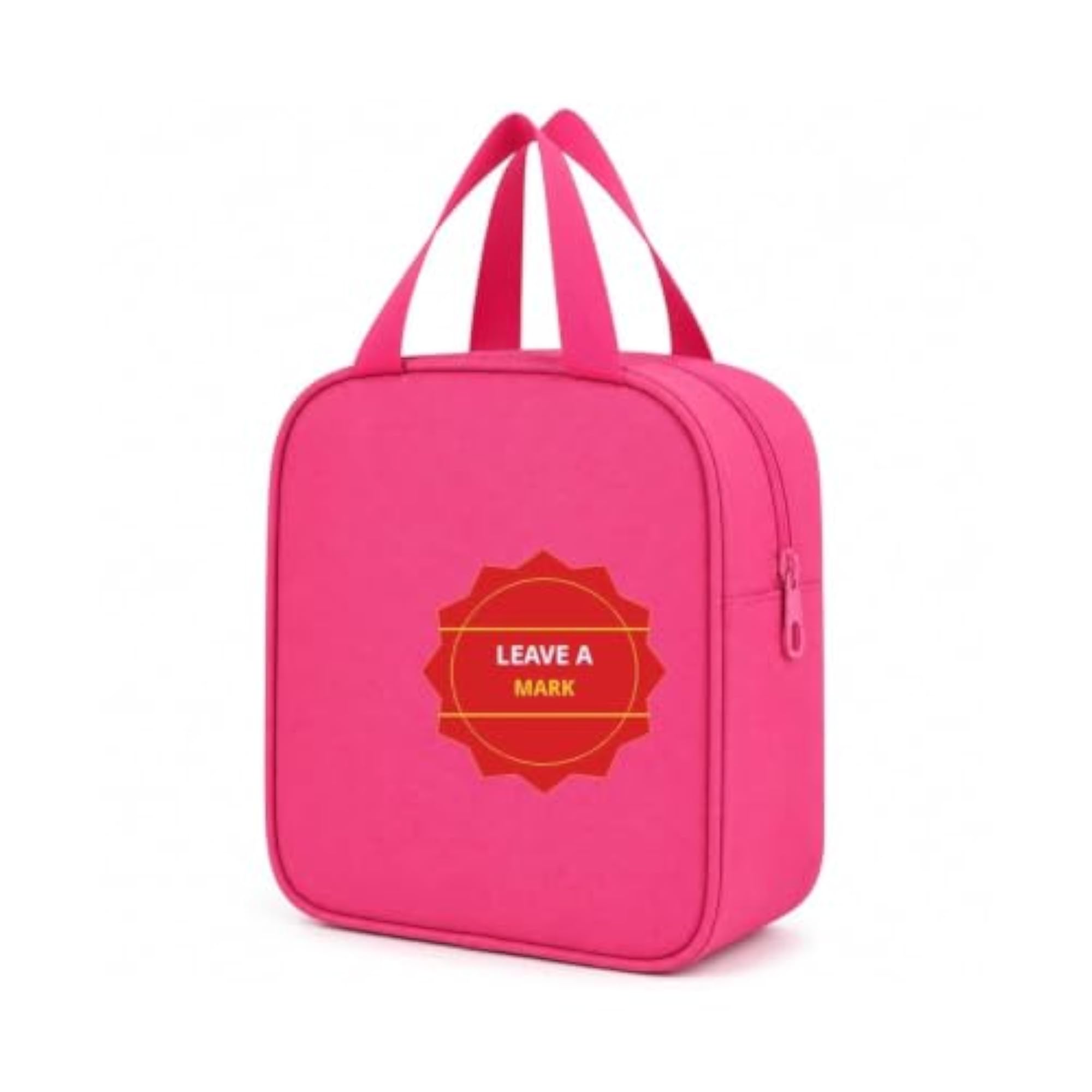 Reusable Portable Lunch Bag with Zipper Closure, Picnic Tote